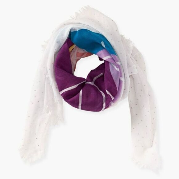 NWT Vintage Aeropostale Be True To You Rainbow Colors Pride Scarf Wrap Pashmina - Picture 3 of 12